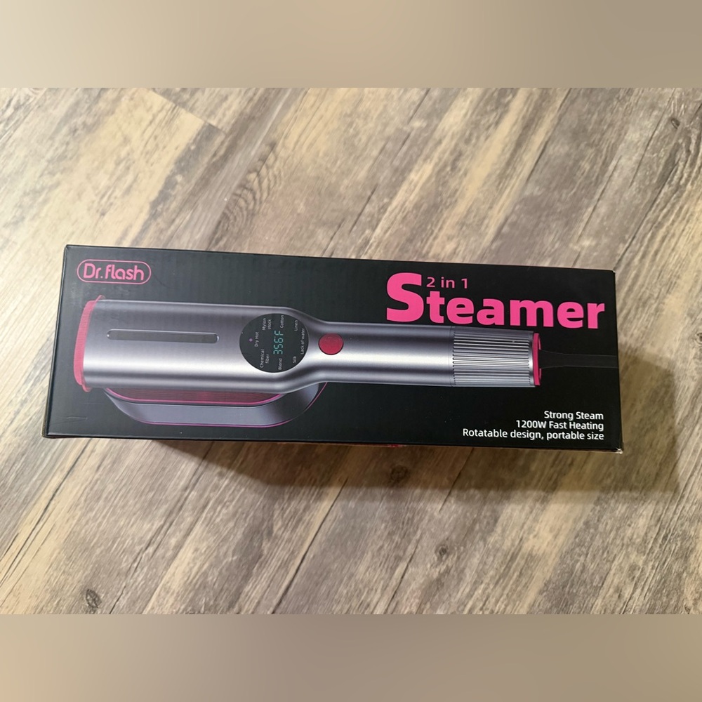 NEW! Never used- Dr. Flash 2-In-1 Steamer
